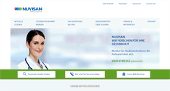 Desktop Screenshot of nuvisan.de